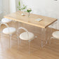 Modern Rectangle Wood Dining Table 1/5/7 Pieces Dining Set for Kitchen