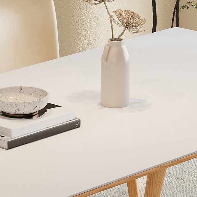 Set di sala da pranzo nordica 1/4/5/6/7 PC Tavolo da pranzo in legno