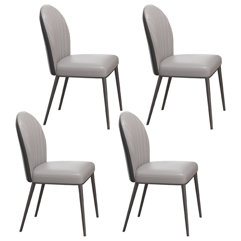 Modern Dining Room Set 1/4/5/6/7 Pcs Dining Set for Home Use 4 White Chairs Clearhalo 'Dining Room Sets' 'Dining Tables & Seating' 'dining_room_set' 'furn' 'furn_dining_room_set' 'Furniture' 'Kitchen & Dining Furniture' 6976332