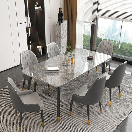 Juego de comedor de estilo nórdico 1/2/5/7 PCS Set para uso en el hogar