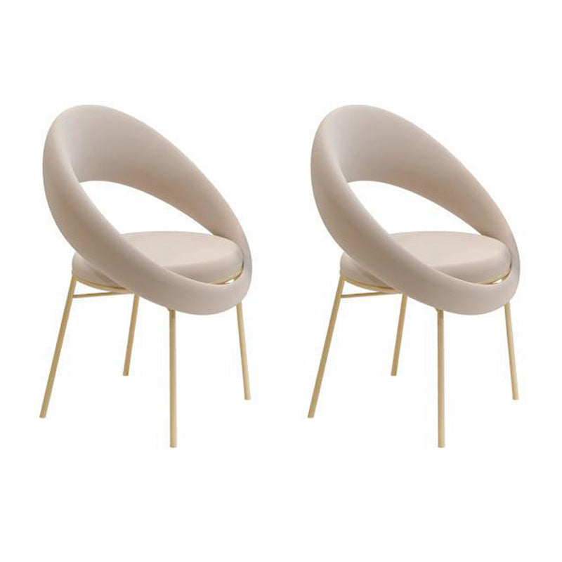 Runde Essset für Küche 1/2/4/5 PCs Hochglänzende weiß