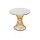 Ensemble Glam Dinette pour la cuisine 1/2/5 PCS Table de table à manger blanc brillant