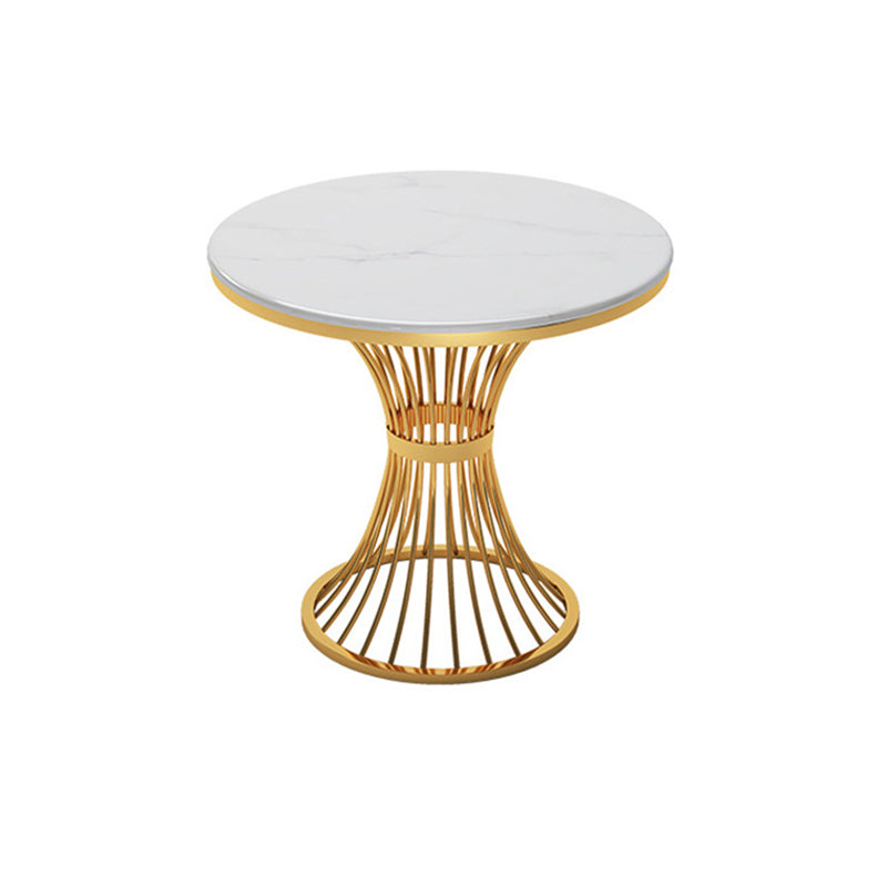 Ensemble Glam Dinette pour la cuisine 1/2/5 PCS Table de table à manger blanc brillant