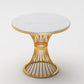 Ensemble Glam Dinette pour la cuisine 1/2/5 PCS Table de table à manger blanc brillant