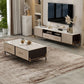 Glam TV Stand Console Stone Media Console TV Stand with 2 Drawers Clearhalo 'furn' 'furn_tv_stands_entertainment_centers' 'Furniture' 'Living Room Furniture' 'TV Stands & Entertainment Centers' 'TV Stands & Media Storage Furniture' 'tv_stands_entertainment_centers' 6976998