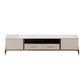 Glam TV Stand Console Stone Media Console TV Stand with 2 Drawers Clearhalo 'furn' 'furn_tv_stands_entertainment_centers' 'Furniture' 'Living Room Furniture' 'TV Stands & Entertainment Centers' 'TV Stands & Media Storage Furniture' 'tv_stands_entertainment_centers' 6977003