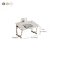 Adjustable Writing Desk Irregular Shape Task Desks with 2-Legs for Home
