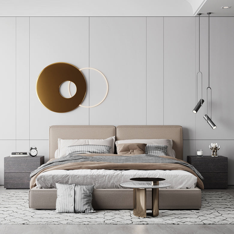 Modernism Accent Table Nightstand Drawers Storage Bed Nightstand for Home Clearhalo 'Bedroom Furniture' 'furn' 'furn_night_stand' 'Furniture' 'night_stand' 'Nightstands' 6977213