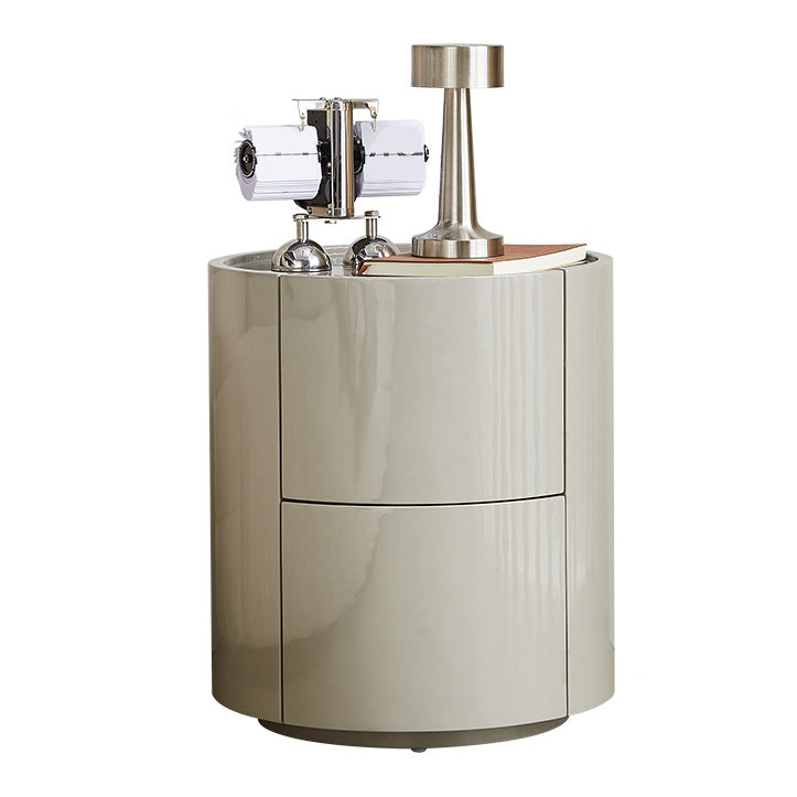 Contemporary Night Table Storage Accent Table Nightstand with 2 Drawers Clearhalo 'Bedroom Furniture' 'furn' 'furn_night_stand' 'Furniture' 'night_stand' 'Nightstands' 6977279