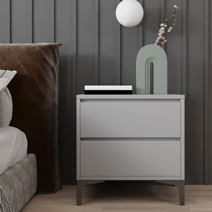 ホーム用の2つの引き出し付きナイトスタンドストレージナイトテーブル