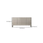 Contemporary Horizontal Double Dresser White/Silver Dresser with Storage for Home