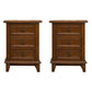 Traditional Night Table Storage Bed Nightstand with 3 Drawers for Home https: res.litfad.com site img item 2022 12 16 6977462 1200x1200.jpg 2 Piece Set Clearhalo 'Bedroom Furniture' 'furn' 'furn_night_stand' 'Furniture' 'night_stand' 'Nightstands' 6977463