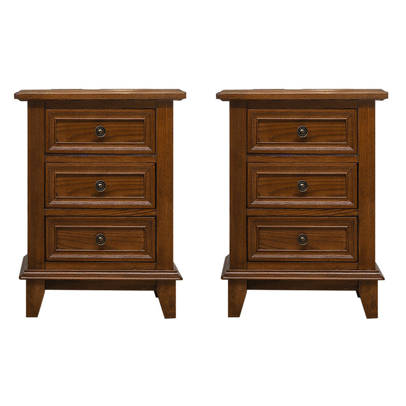 Traditional Night Table Storage Bed Nightstand with 3 Drawers for Home https: res.litfad.com site img item 2022 12 16 6977462 1200x1200.jpg 2 Piece Set Clearhalo 'Bedroom Furniture' 'furn' 'furn_night_stand' 'Furniture' 'night_stand' 'Nightstands' 6977463