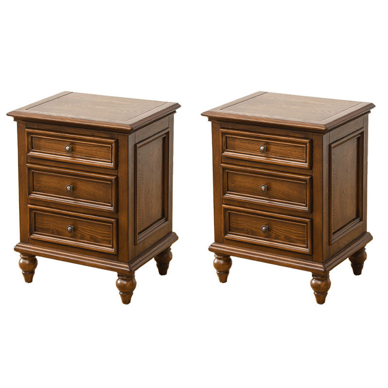 Traditional Night Table Storage Bed Nightstand with 3 Drawers for Home https: res.litfad.com site img item 2022 12 25 6977465 1200x1200.jpg 2 Piece Set Clearhalo 'Bedroom Furniture' 'furn' 'furn_night_stand' 'Furniture' 'night_stand' 'Nightstands' 6977467