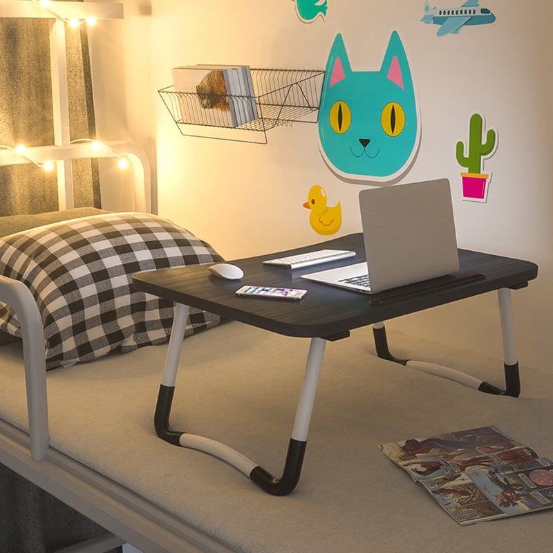 Pliage de bureau pliant des bureaux de tâche de forme rectangulaire avec 2 legs pour la maison