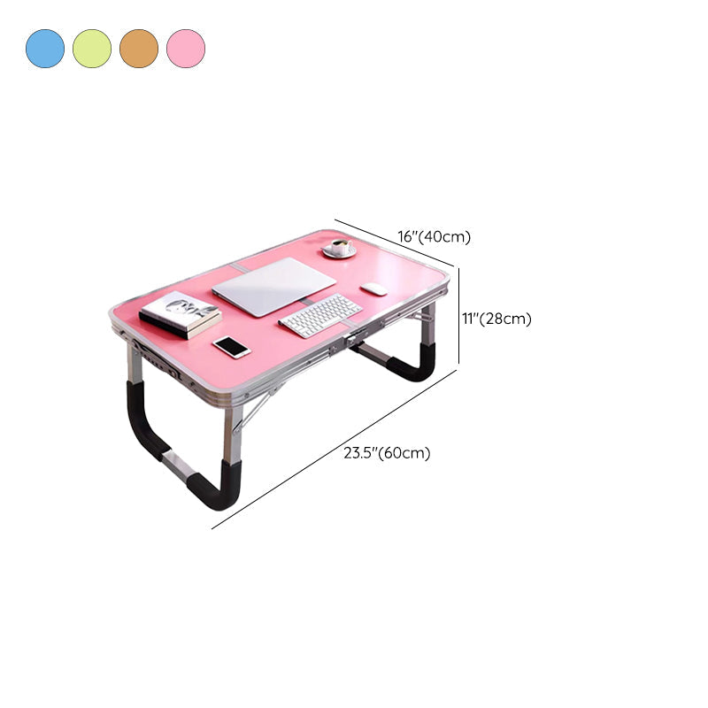 Pliage des bureaux d'écriture des bureaux rectangulaires Bureau de tâche avec 2 legs pour la maison