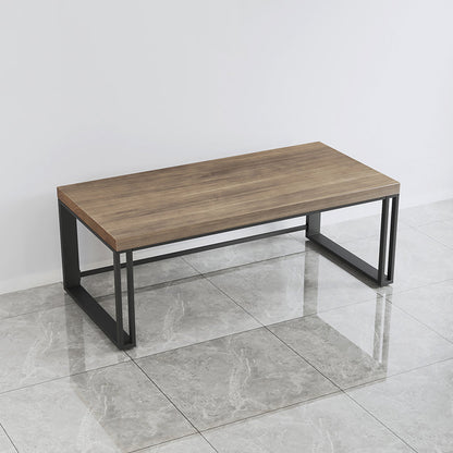 Solid Wood Rectangular Gaming Desk Modern 29.32-inch Tall Computer Desk