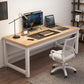 Wooden Rectangular Computer Desk Modern 29.13" Tall Gaming Desk with Steel Legs Clearhalo 'furn' 'furn_office_desk' 'Furniture' 'Office Desks' 'Office Furniture' 'office_desk' 6978228