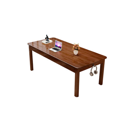 4 Schubladen fester Holz rechteckiger Büroschreibtisch Rechteck 31,5 "breites Schreibtisch