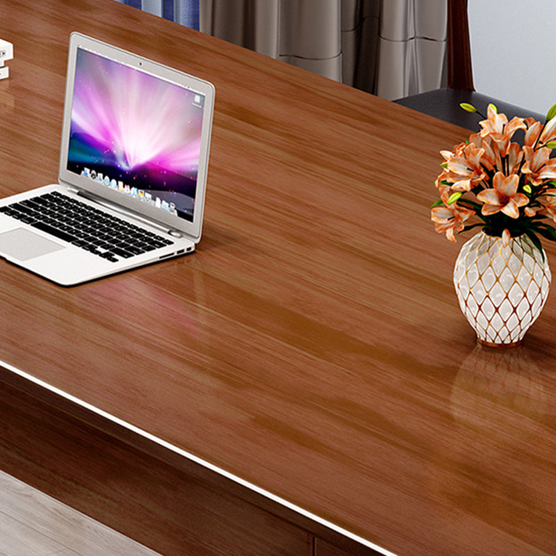 4 Schubladen fester Holz rechteckiger Büroschreibtisch Rechteck 31,5 "breites Schreibtisch