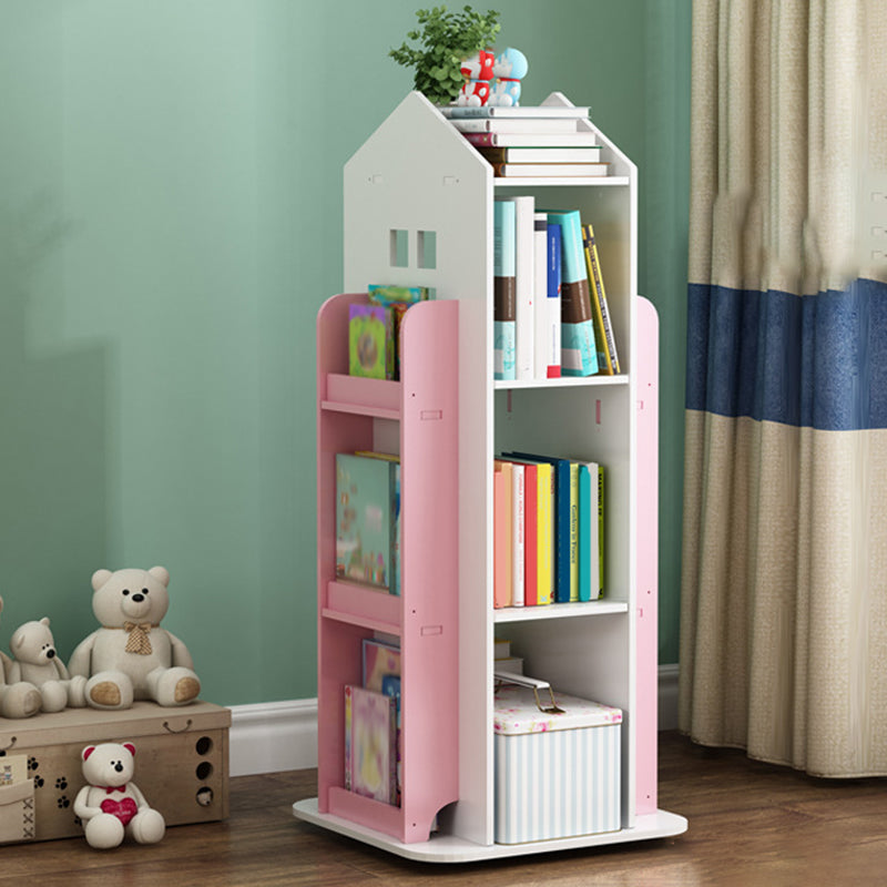 Scandinavian Open Back Standard Bookshelf Engineered Wood Bookcast