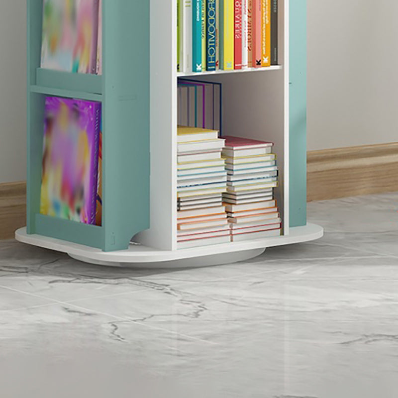 Scandinavian Open Back Standard Bookshelf Engineered Wood Bookcast