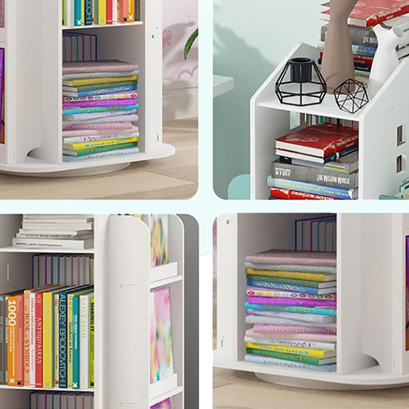 Scandinavian Open Back Standard Bookshelf Engineered Wood Bookcast