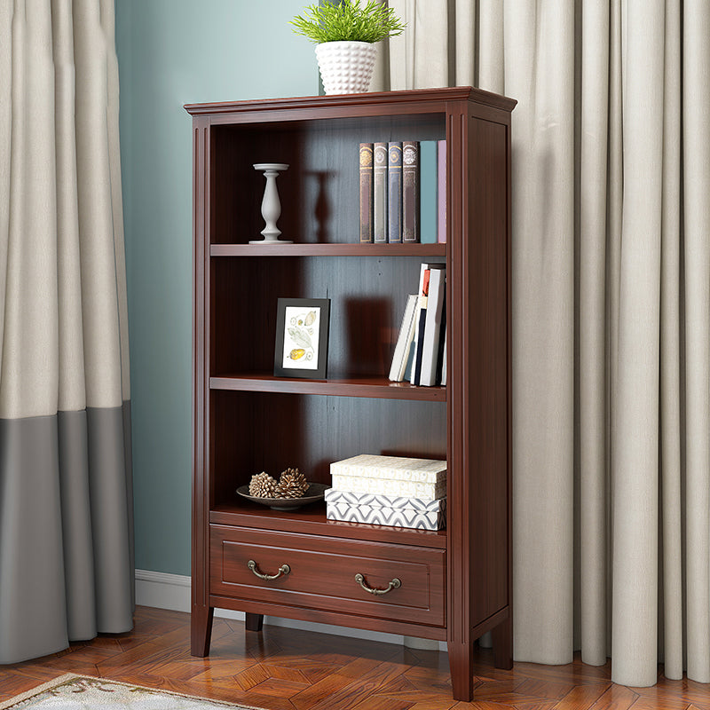 Style moderne à l'arrière fermé bibliothèque en bois standard pour salle d'étude