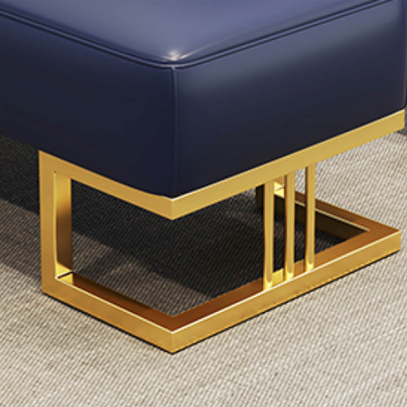 Panch d'ingresso glam Banca ammortizzata con sedioni in metallo rettangolo, larghezza 18 pollici