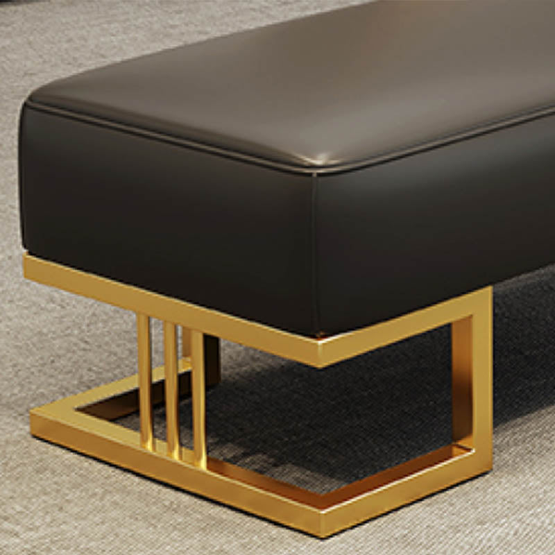 Panch d'ingresso glam Banca ammortizzata con sedioni in metallo rettangolo, larghezza 18 pollici