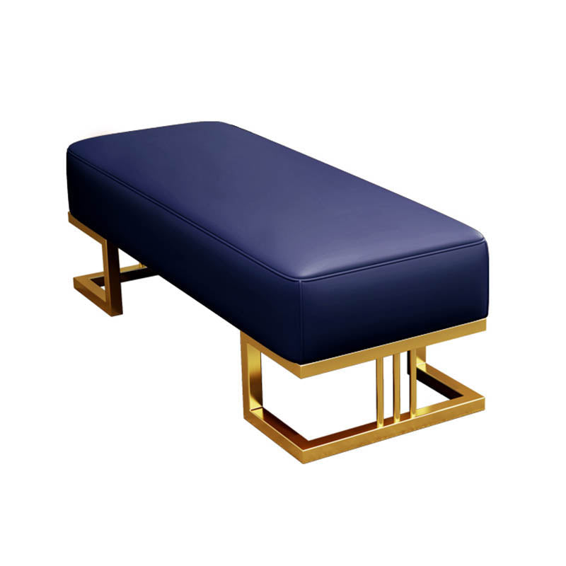 Panch d'ingresso glam Banca ammortizzata con sedioni in metallo rettangolo, larghezza 18 pollici