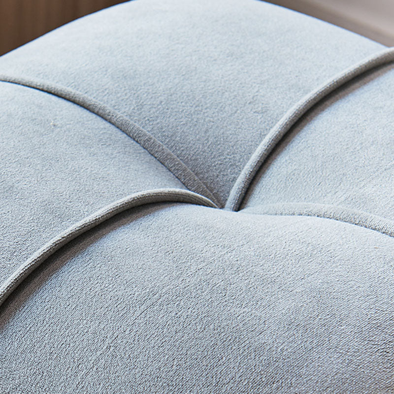 Color Block Fabric Standard Stool Modern Simple Upholstered Ottoman Clearhalo 'furn' 'furn_ottomans_poufs' 'Furniture' 'Living Room Furniture' 'Ottomans & Poufs' 'ottomans_poufs' 6978765