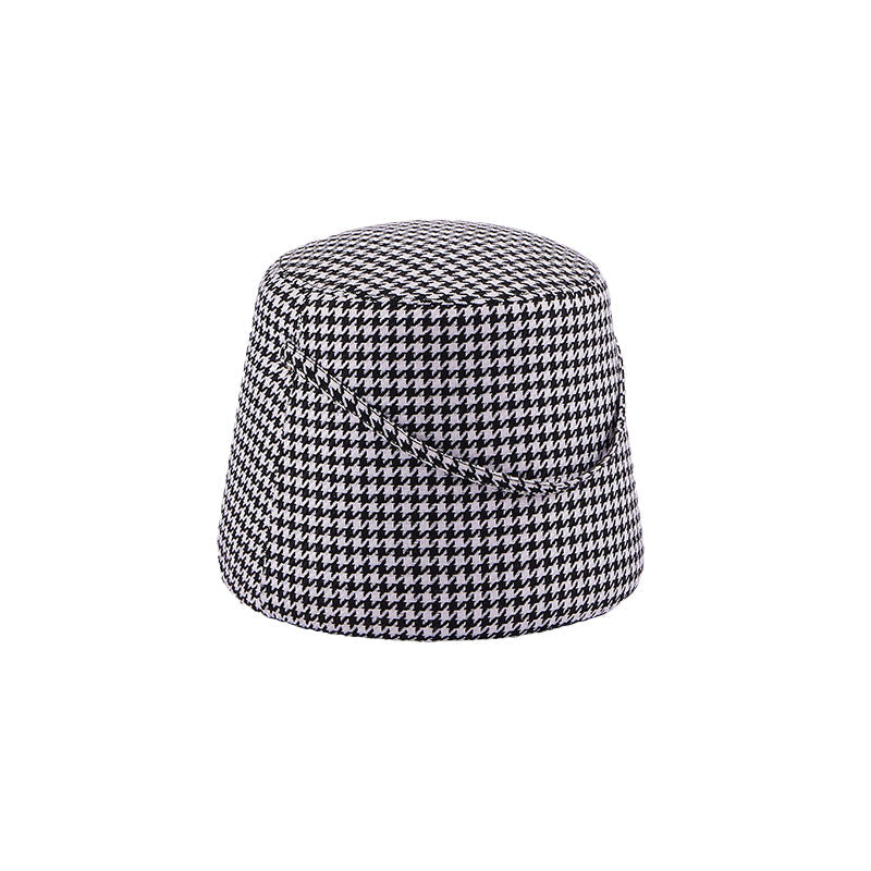 Solid Color Fabric Standard Stool Modern Style Simple Round Stool Clearhalo 'furn' 'furn_ottomans_poufs' 'Furniture' 'Living Room Furniture' 'Ottomans & Poufs' 'ottomans_poufs' 6978807