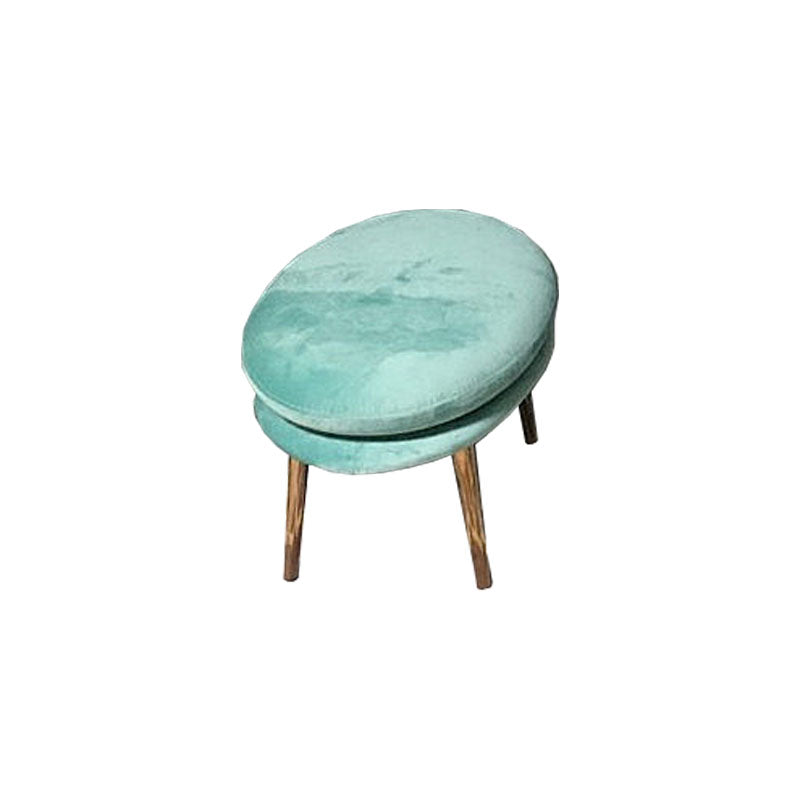 Sedia a dondolo di divano in stile glam che alimenta la sedia a dondolo con ottomana