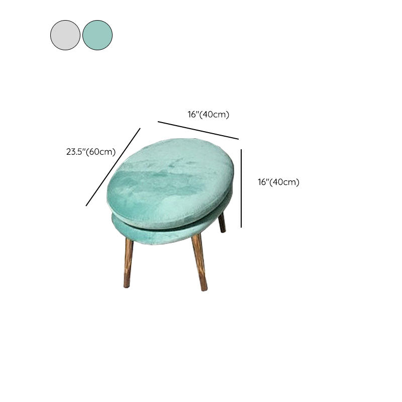 Sedia a dondolo di divano in stile glam che alimenta la sedia a dondolo con ottomana