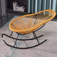 Iron Base Single Chaise Lazy Chair Lounge Home Rocking Chair