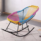Iron Base Single Chaise Lazy Chair Lounge Home Rocking Chair