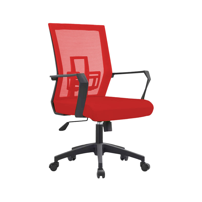 Sedia da scrivania a bracci fissi sedia moderna girevole con airgrid traspirante