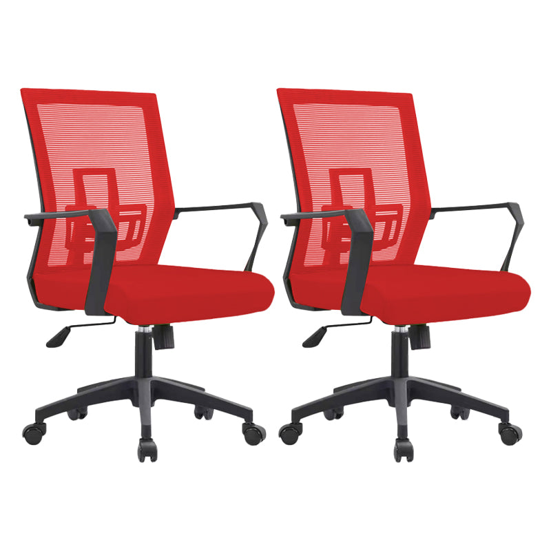 Sedia da scrivania a bracci fissi sedia moderna girevole con airgrid traspirante