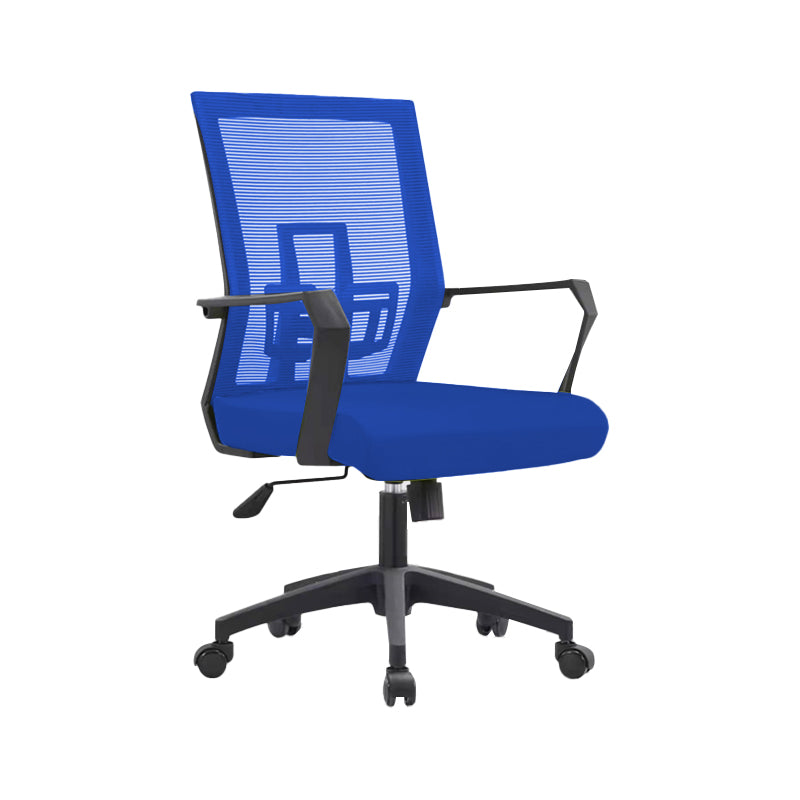 Sedia da scrivania a bracci fissi sedia moderna girevole con airgrid traspirante