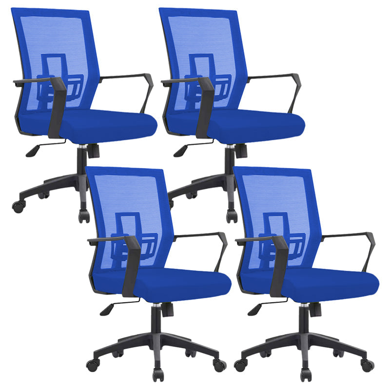 Sedia da scrivania a bracci fissi sedia moderna girevole con airgrid traspirante