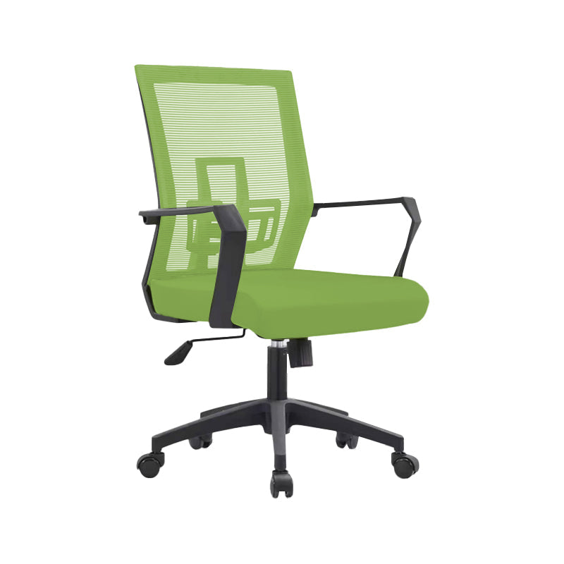 Sedia da scrivania a bracci fissi sedia moderna girevole con airgrid traspirante