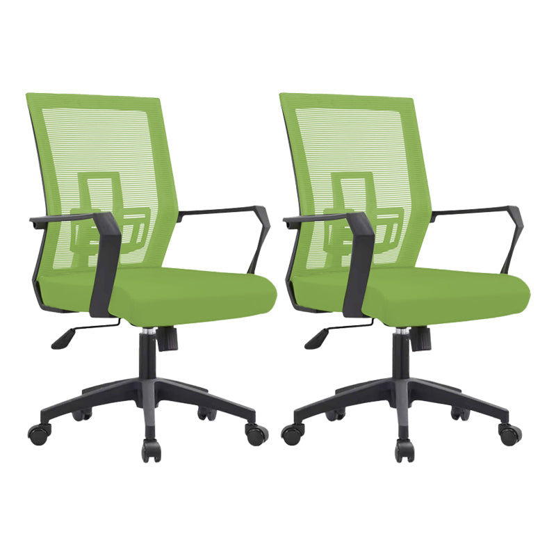 Sedia da scrivania a bracci fissi sedia moderna girevole con airgrid traspirante