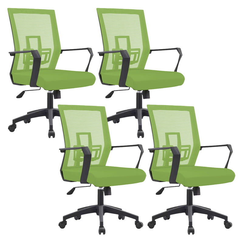 Sedia da scrivania a bracci fissi sedia moderna girevole con airgrid traspirante