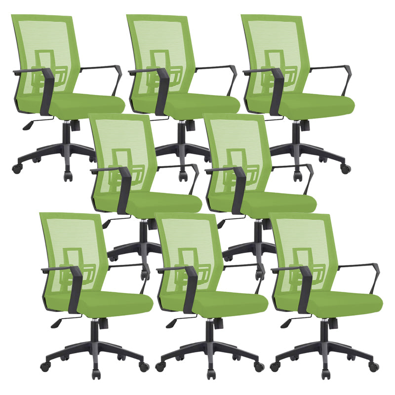 Sedia da scrivania a bracci fissi sedia moderna girevole con airgrid traspirante