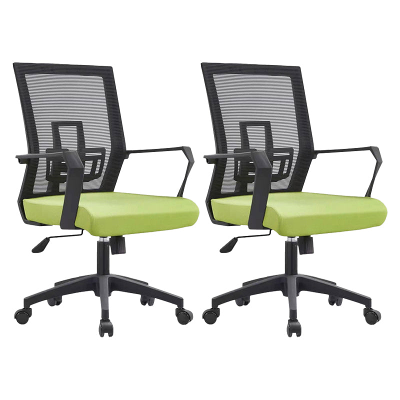 Sedia da scrivania a bracci fissi sedia moderna girevole con airgrid traspirante