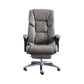 Modern Leather Slide Chair Padded Arms Adjustable Seat Height Office Chair with Wheels Clearhalo 'furn' 'furn_office_chair' 'Furniture' 'Office Chairs' 'Office Furniture' 'office_chair' 6982181