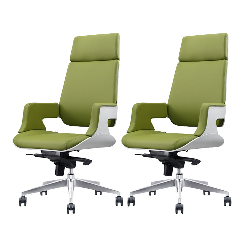 Chaise de bureau à toboggan sans bras moderne chaise de bureau de hauteur de siège réglable avec roues