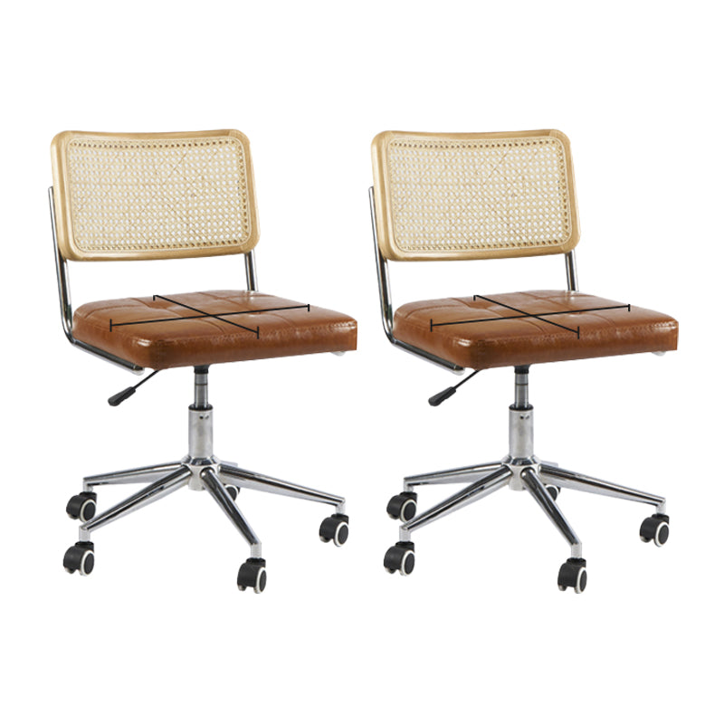 モダンオフィス椅子革調整可能なシートの高さの椅子付き椅子