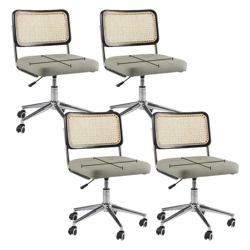 モダンオフィス椅子革調整可能なシートの高さの椅子付き椅子